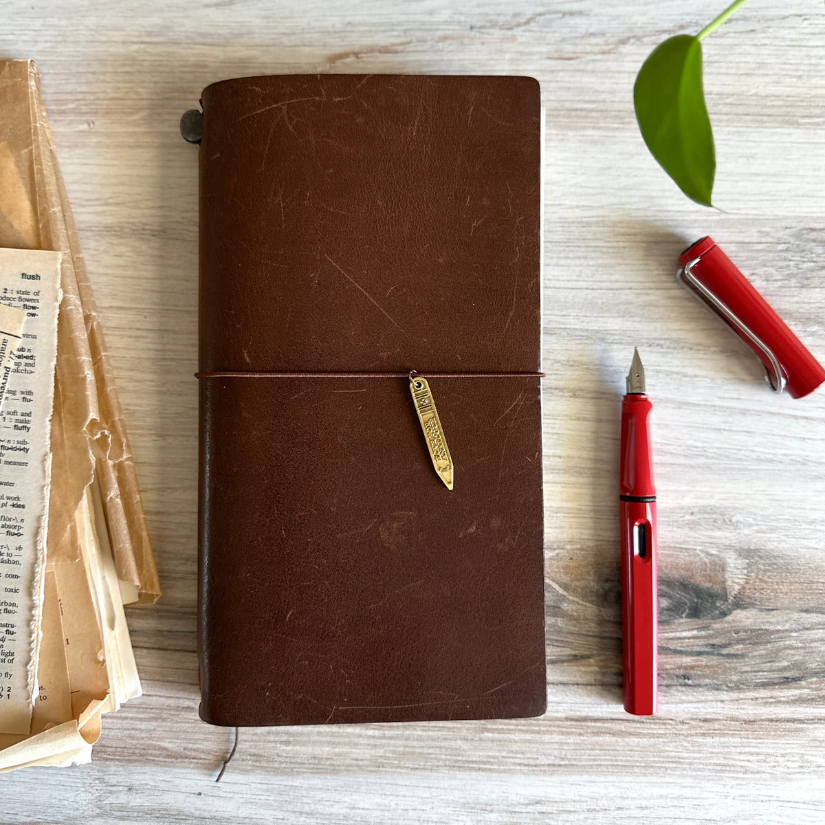 [BK Original Brass Charm] Love for Analogue Pencil