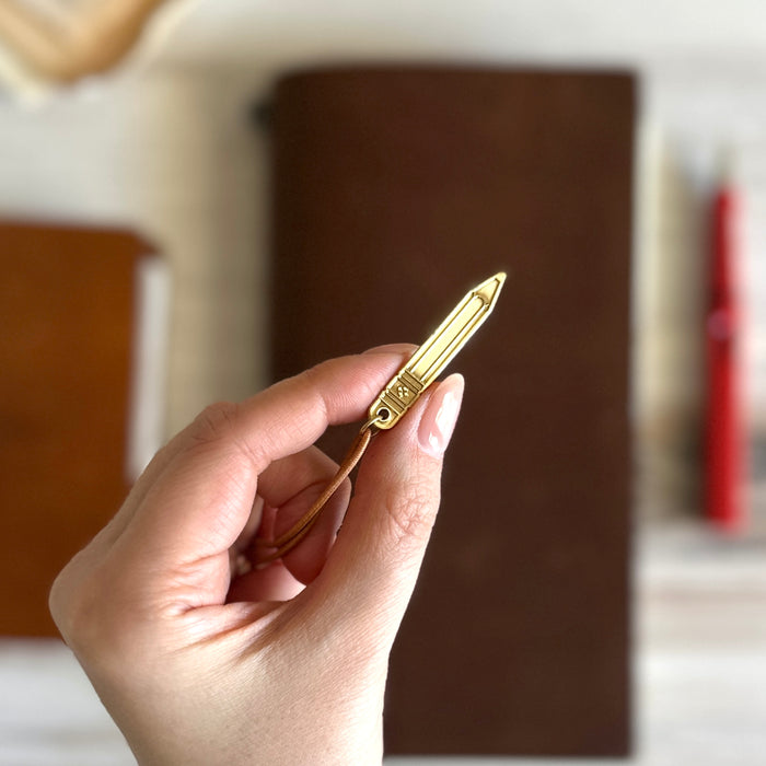 [BK Original Brass Charm] Love for Analogue Pencil
