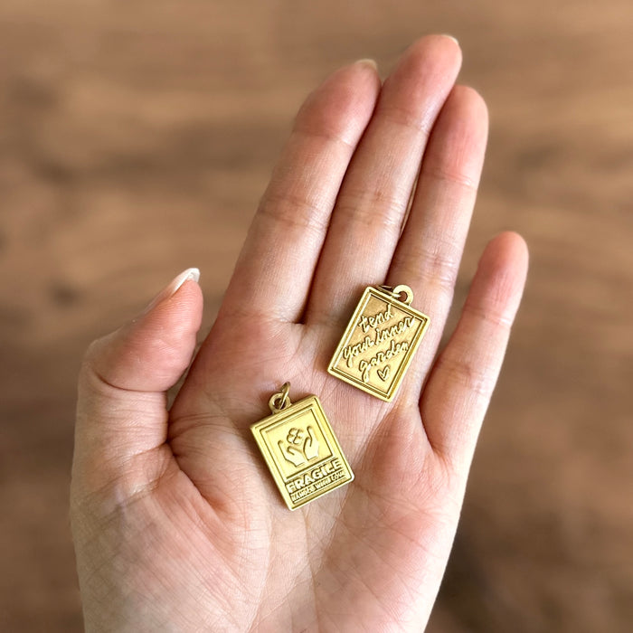 [BK Original Brass Charm] Fragile [updated design]