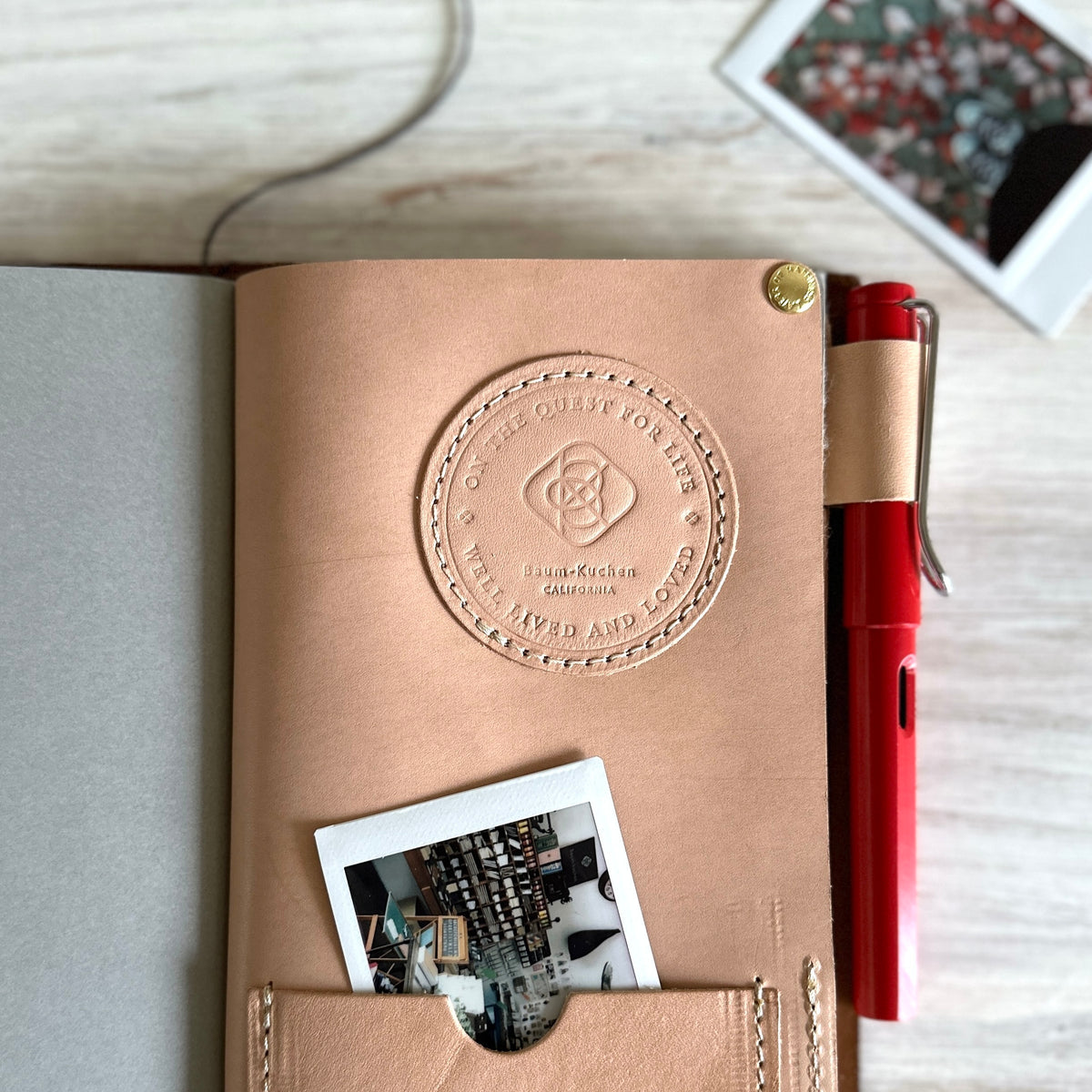 [BK Original Leather Patch] "On the quest for life well lived and loved"