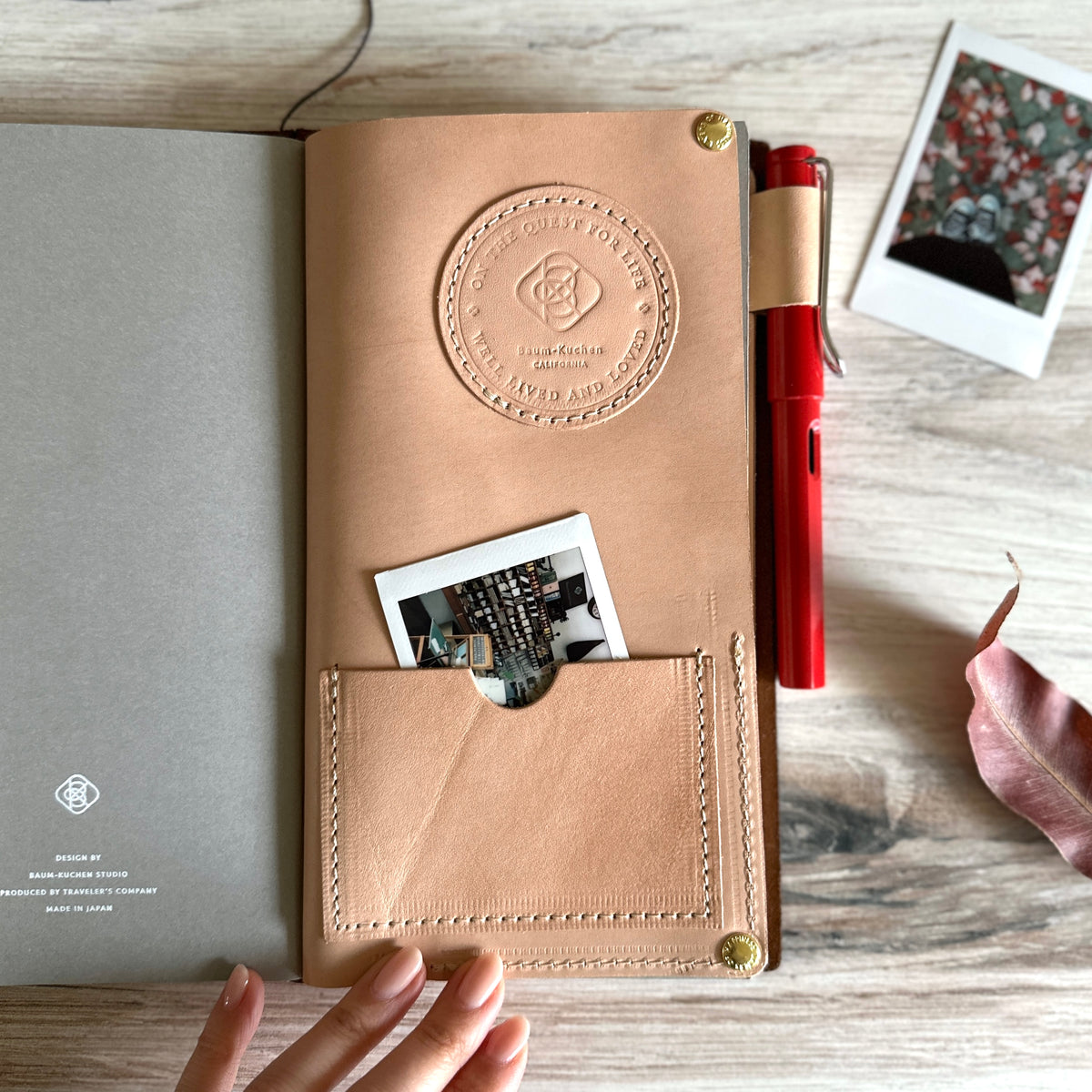 [BK Original Leather Patch] "On the quest for life well lived and loved"