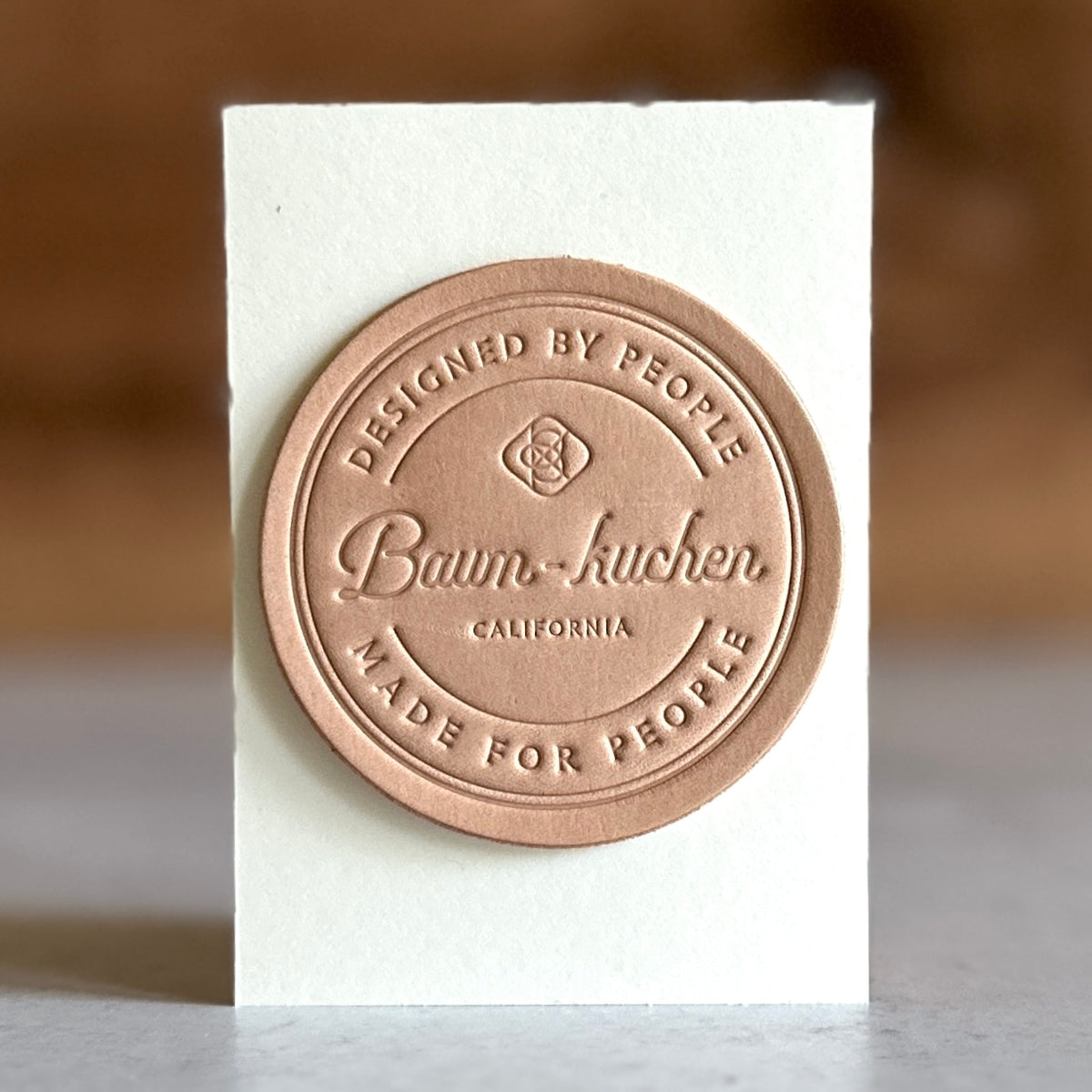[BK Original Leather Patch] "Designed by People. Made for People"