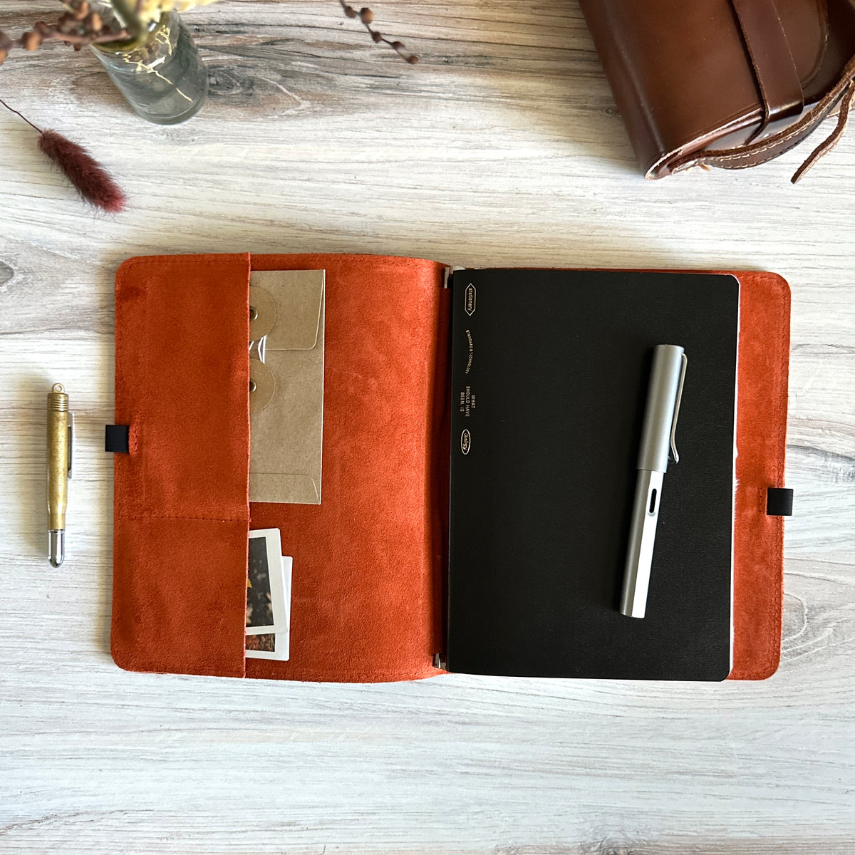 [Roterfaden] WK_24  Dark Brown // Russet Orange (A5)