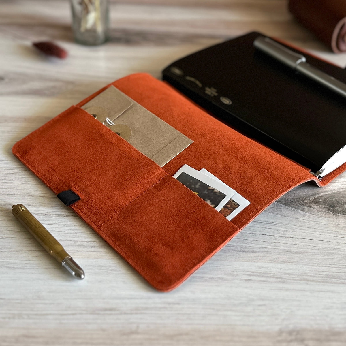 [Roterfaden] WK_24  Dark Brown // Russet Orange (A5)