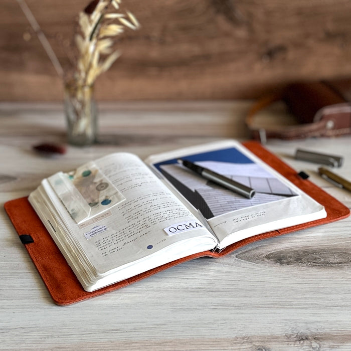 [Roterfaden] WK_24  Dark Brown // Russet Orange (A5)