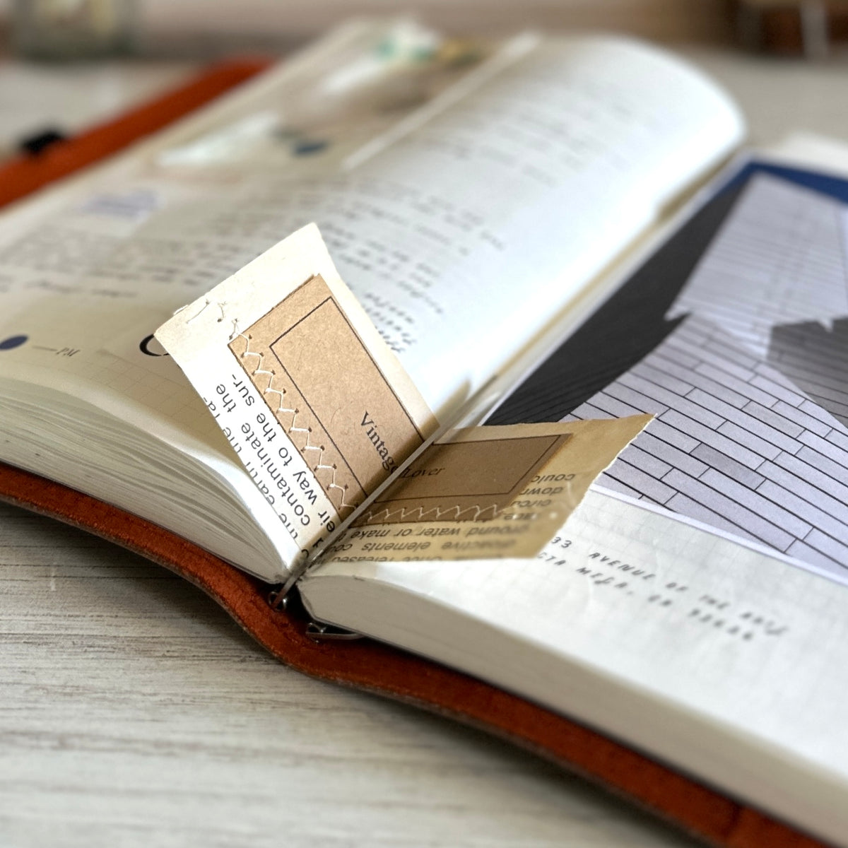 [Roterfaden] WK_24  Dark Brown // Russet Orange (A5)