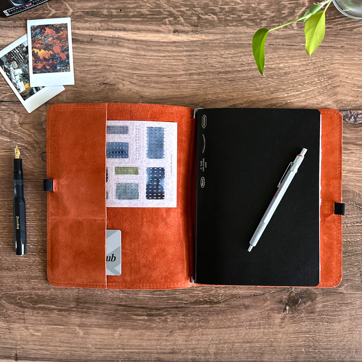 [Roterfaden] WK_24  Black // Russet Orange (A5)