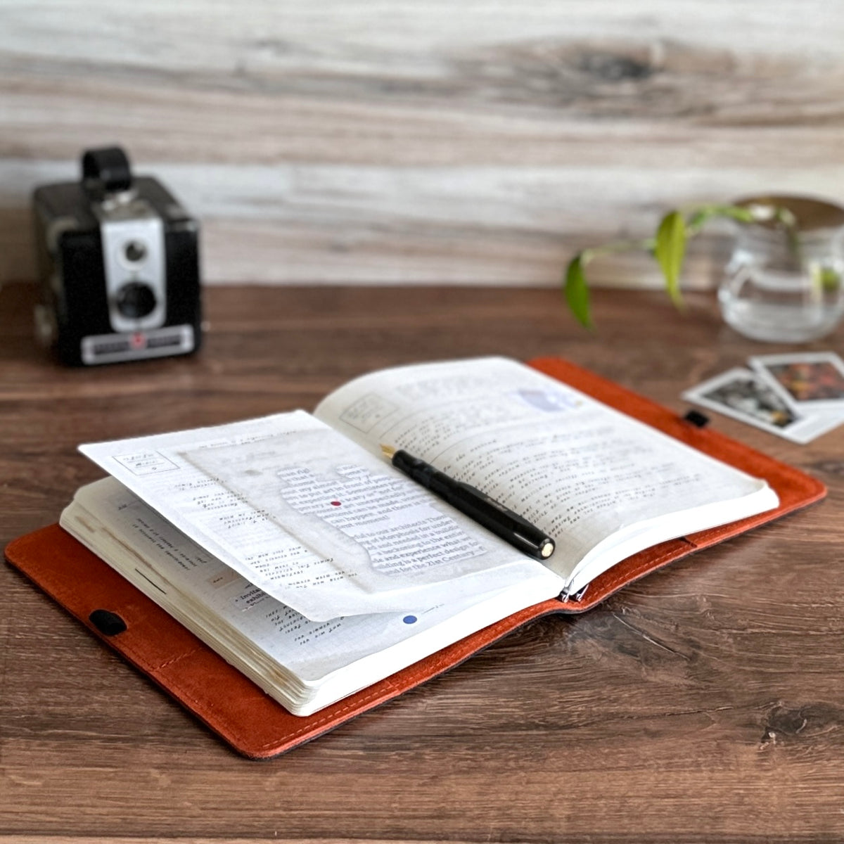 [Roterfaden] WK_24  Black // Russet Orange (A5)