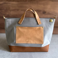 [TSL] XS Engineer Shoulder Bag // Gray Canvas