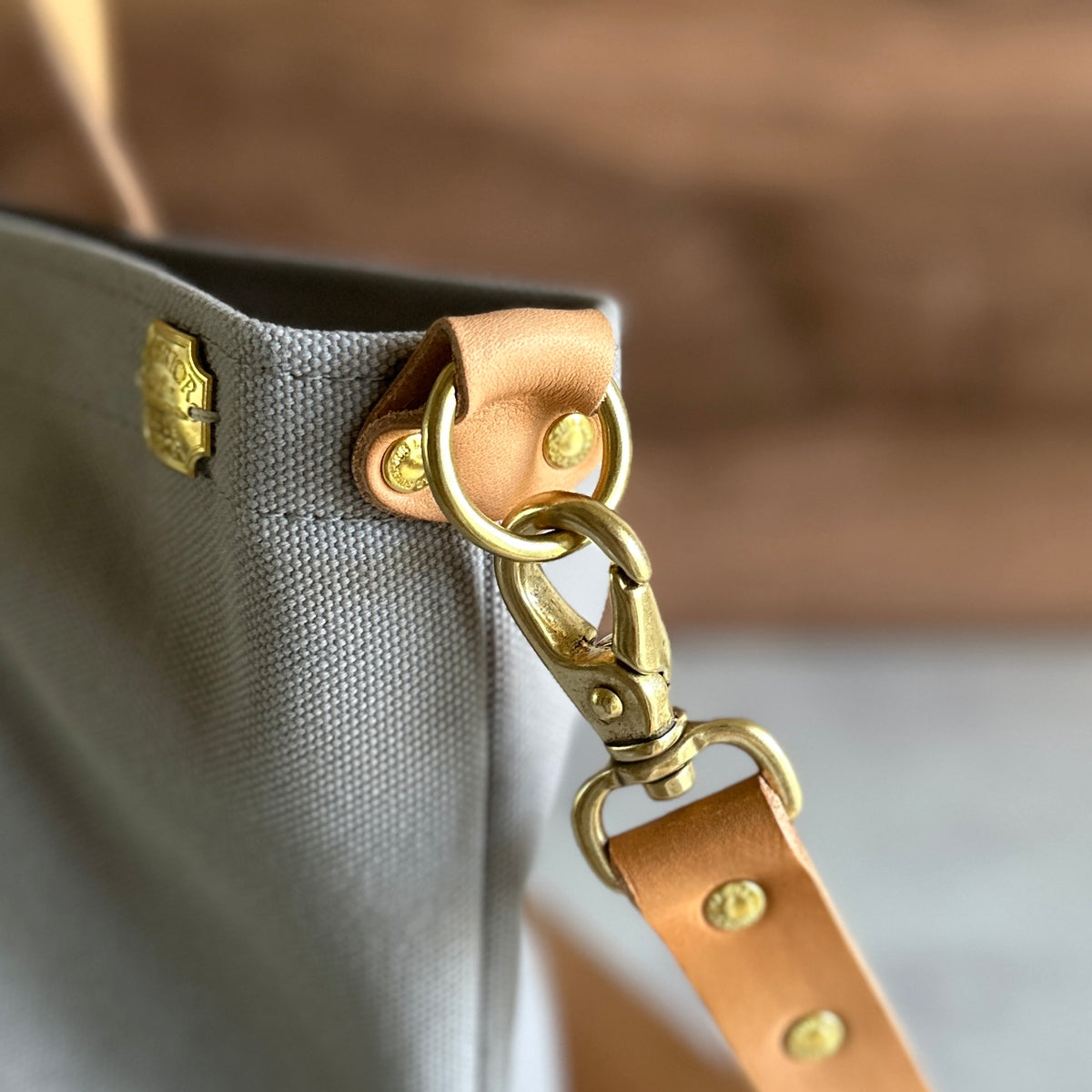 [TSL] XS Engineer Shoulder Bag // Gray Canvas