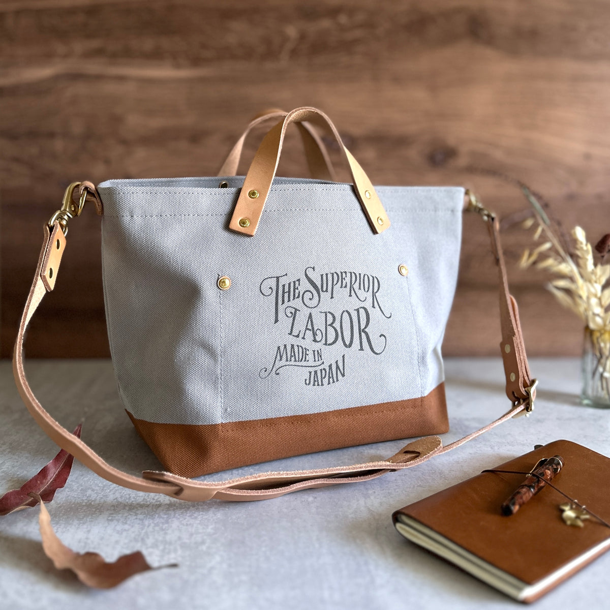 [TSL] XS Engineer Shoulder Bag // Gray Canvas