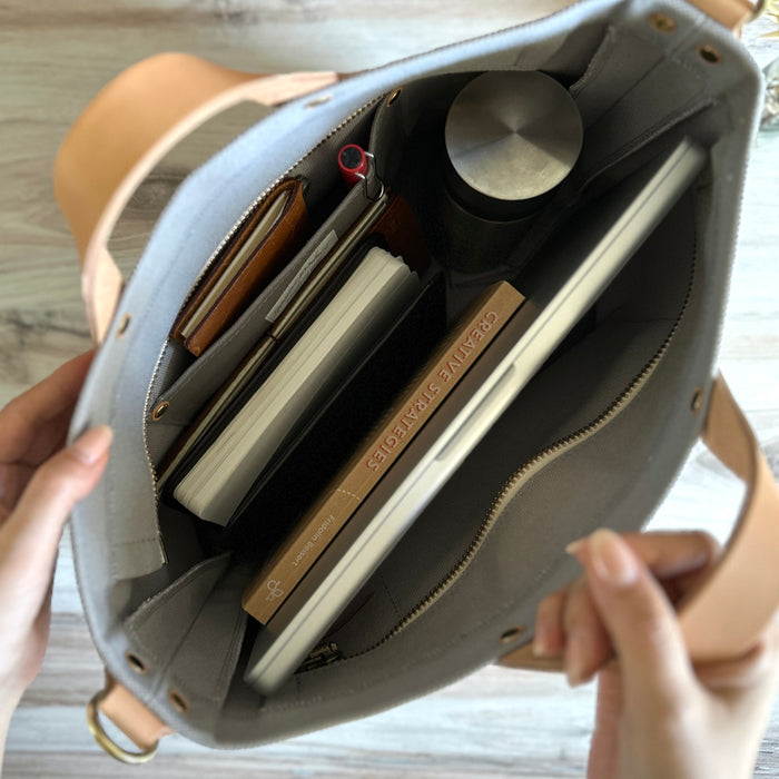 [TSL] XS Engineer Shoulder Bag // Gray Canvas