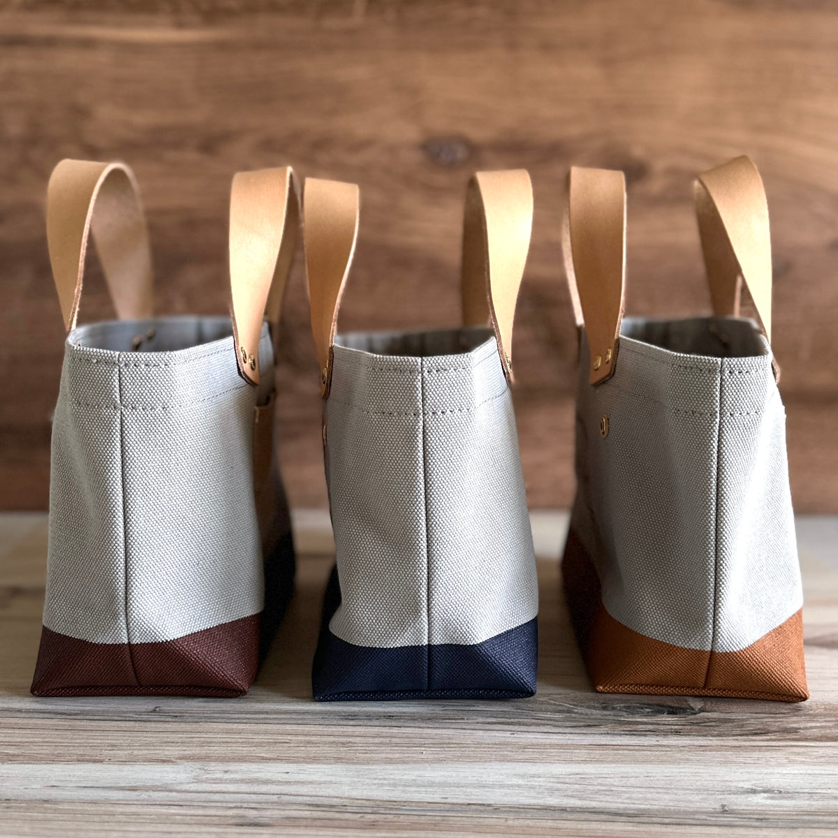 [TSL] Petite Tote // Gray Canvas
