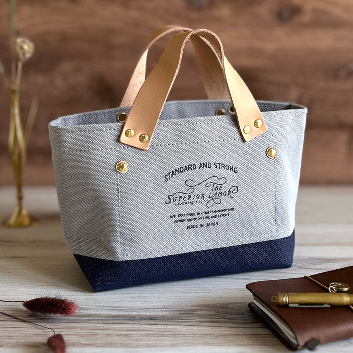 [TSL] Petite Tote // Gray Canvas