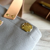 [TSL] Petite Tote // Gray Canvas