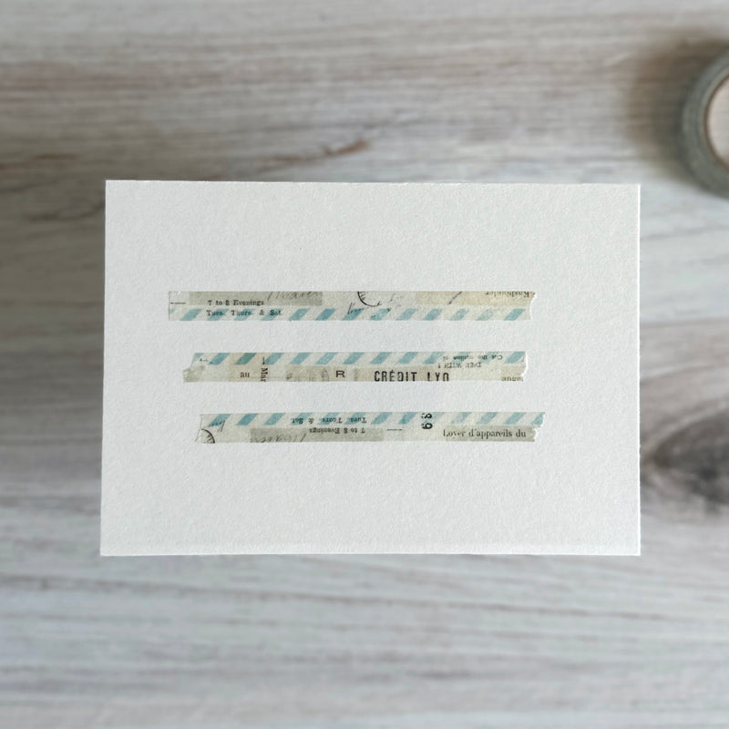 [Yohaku Slim Tape] Airmail