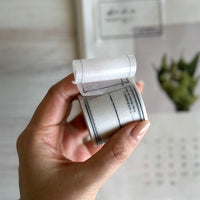 [Yohaku Tracing Tape] Journal
