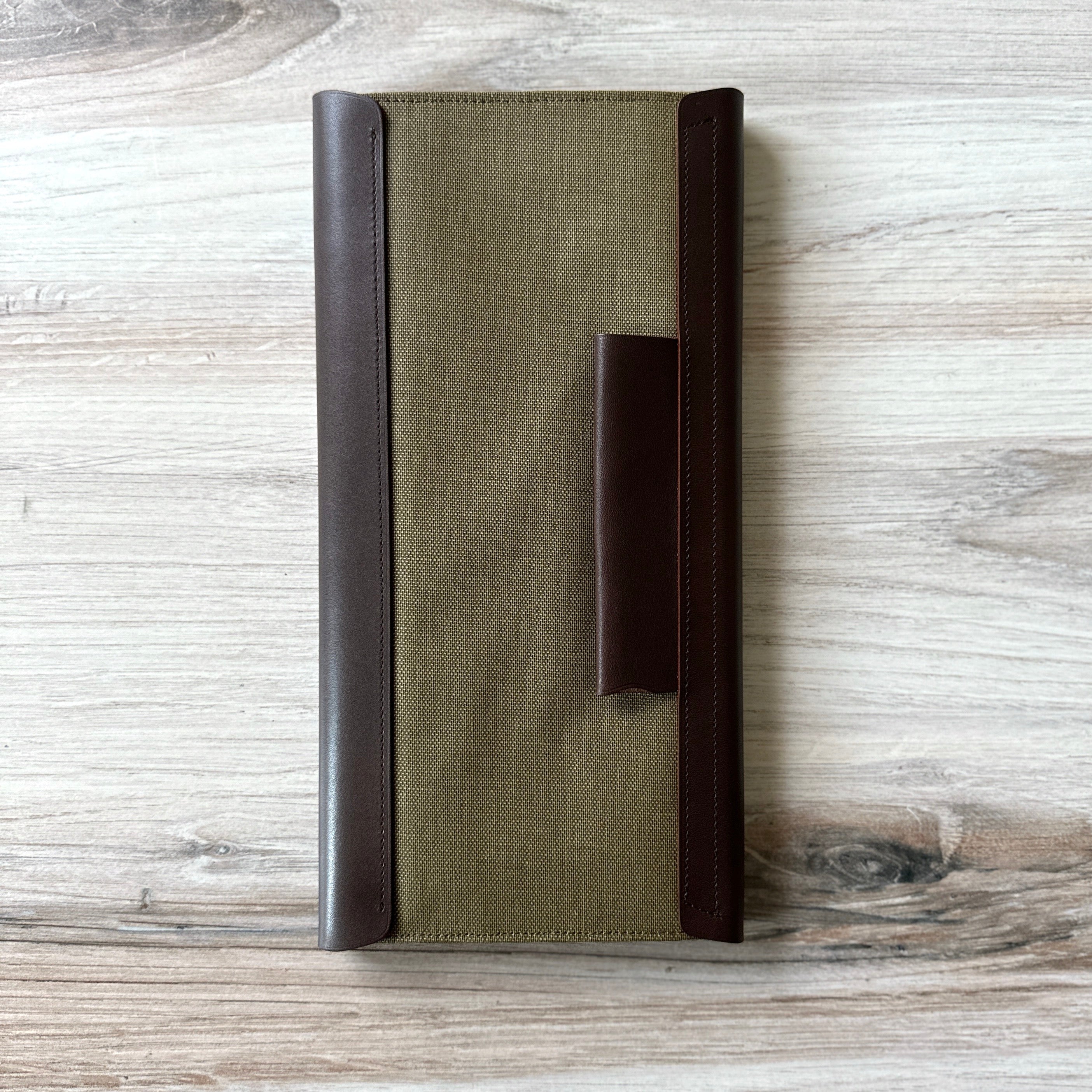 小物 postalco Fabric & Leather Travel Wallet Postalco] Travel Wallet – Baum-kuchen
