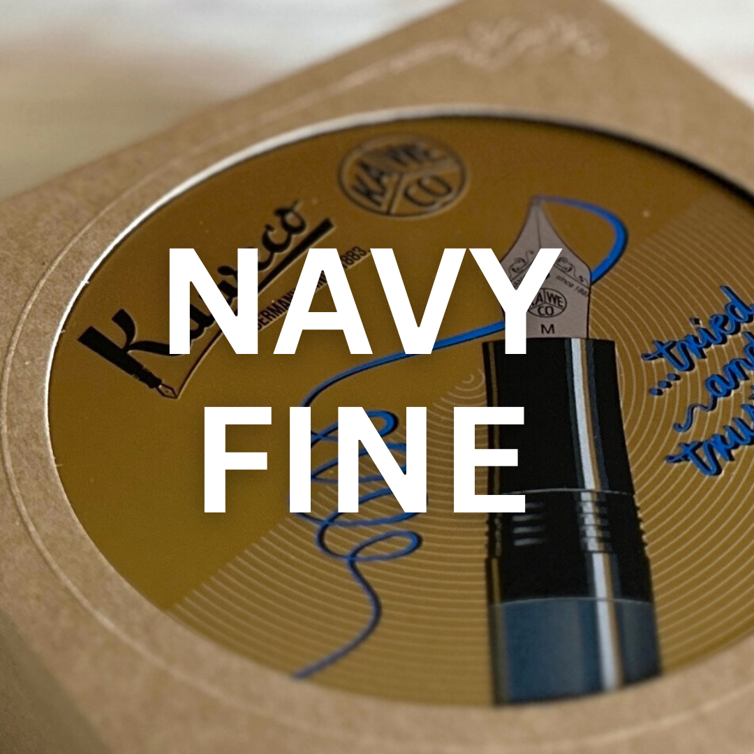 [Kaweco] AL Sport Piston Solo Fountain Pen // Navy