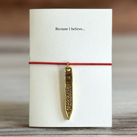 [BK Original Brass Charm] Love for Analogue Pencil