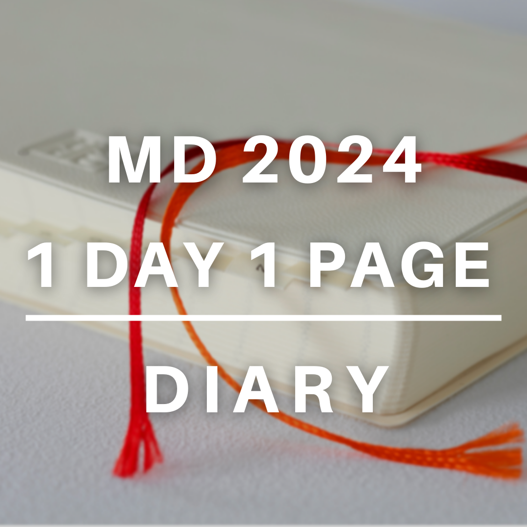 Agenda 2024 A5 Midori MD Notebook Diary 1 Day 1 Page