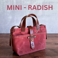 [Peg and Awl ] Mini Waxed Canvas Tote