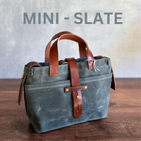 [Peg and Awl ] Mini Waxed Canvas Tote