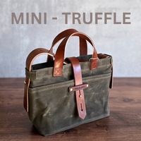 [Peg and Awl ] Mini Waxed Canvas Tote