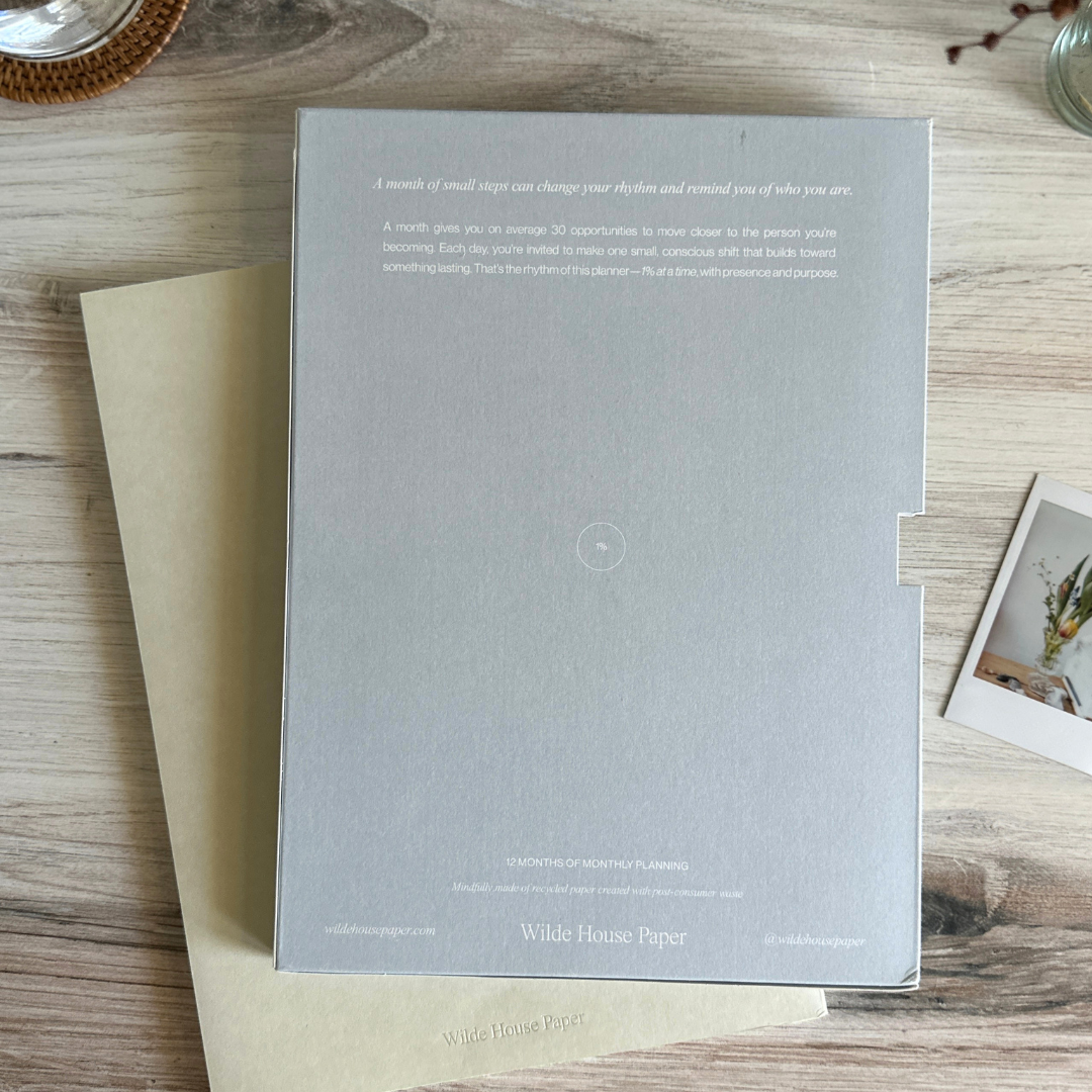 [Wilde House Paper] Month Planner