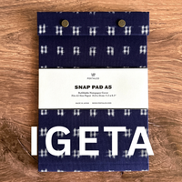 [Postalco] Snap Pad Binder // Kurume Kasuri Limited Collection (A5)