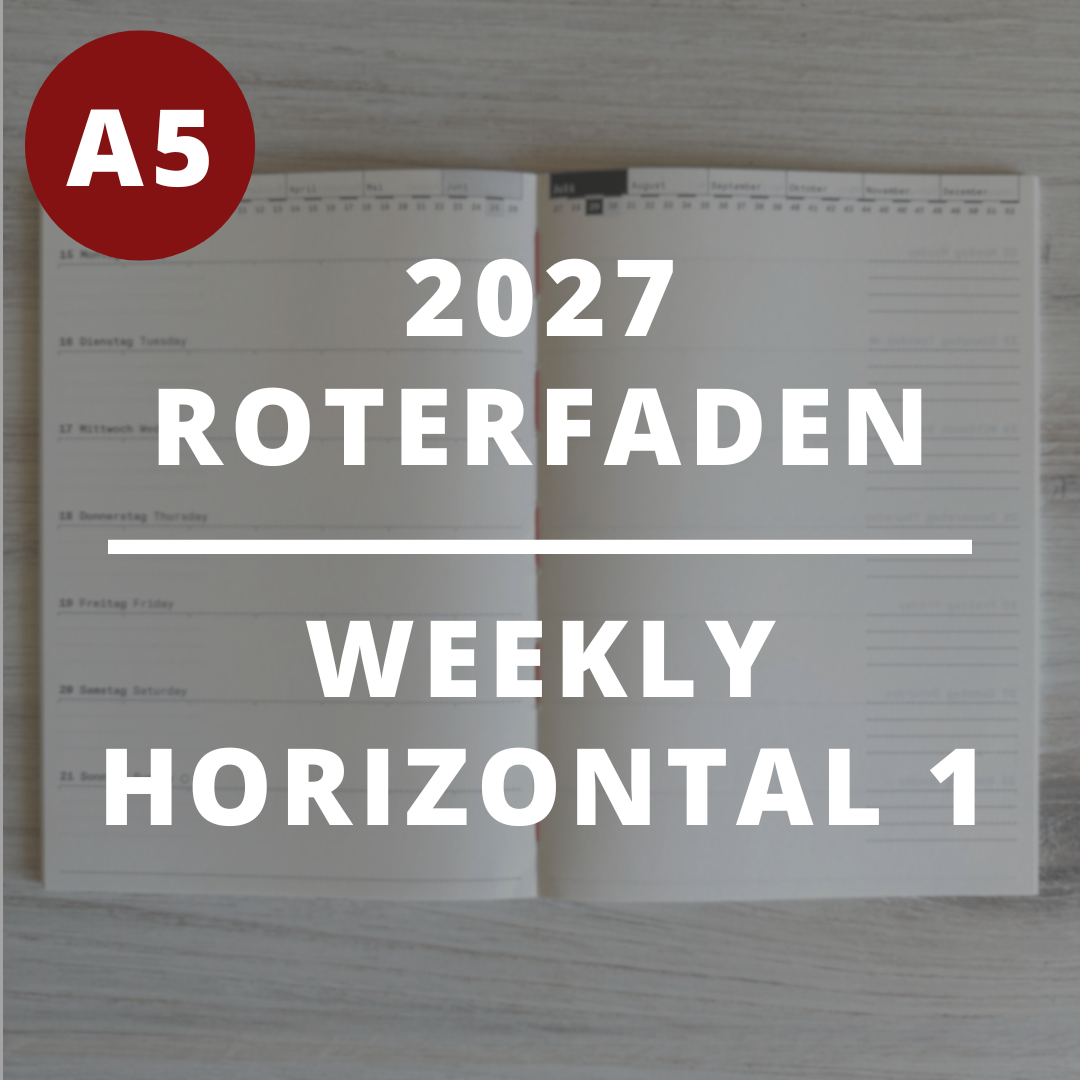 [Roterfaden 2027] Weekly Horizontal (A5)