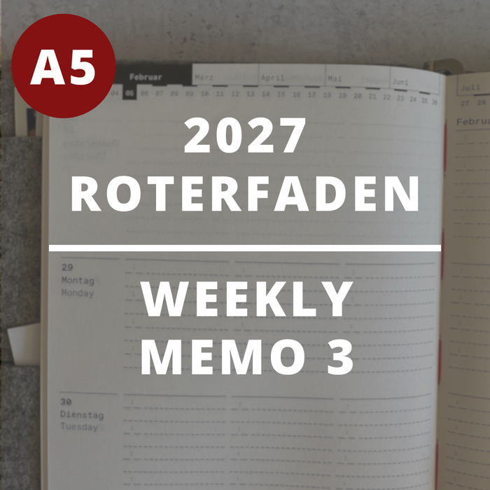 [Roterfaden 2027] Weekly Memo (A5)