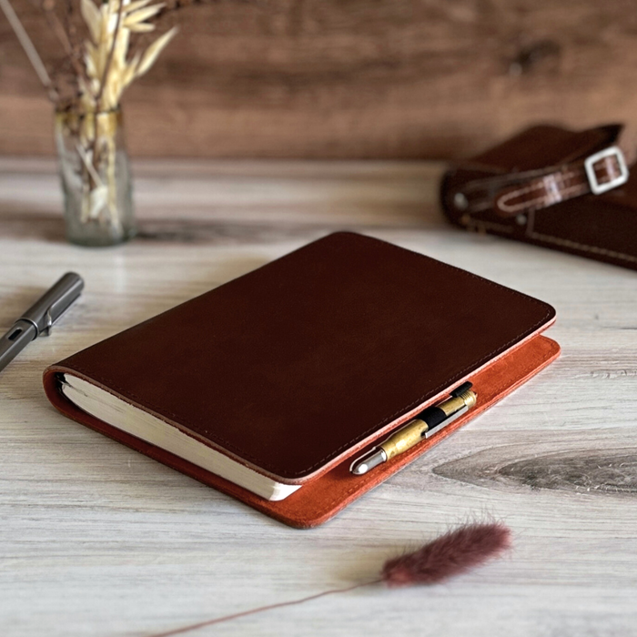 [Roterfaden] WK_24  Dark Brown // Russet Orange (A5)