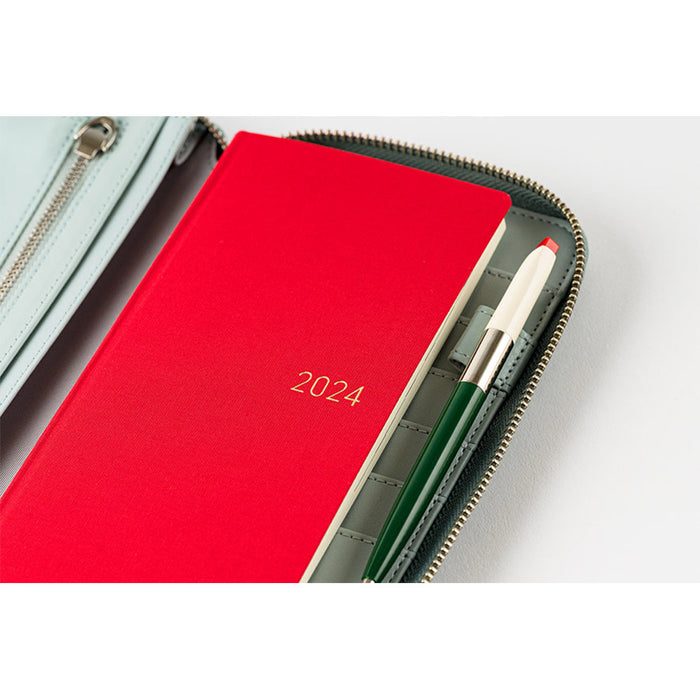 [Hobonichi Cover] mina perhonen light berry (Weeks)