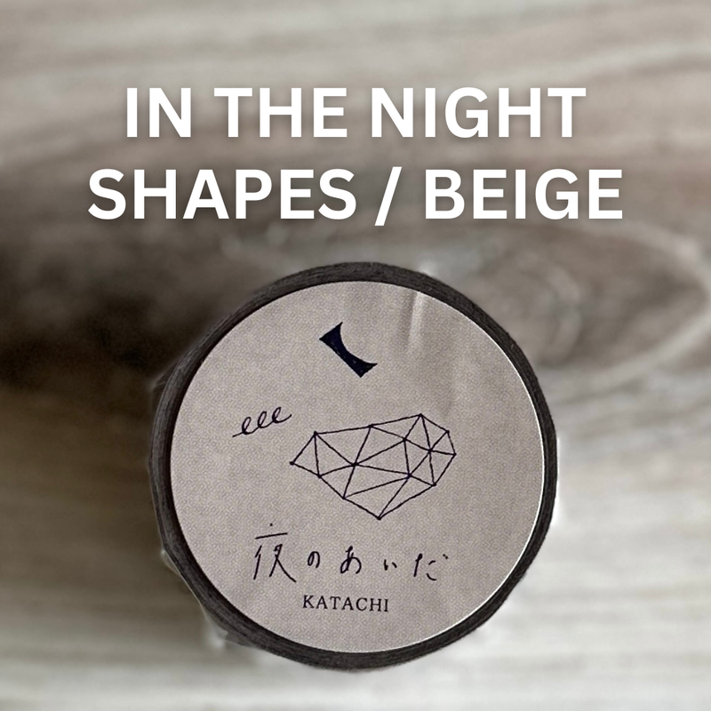 [Nishi Shuku×mizushima Masking Tape] In the Night "Shapes"