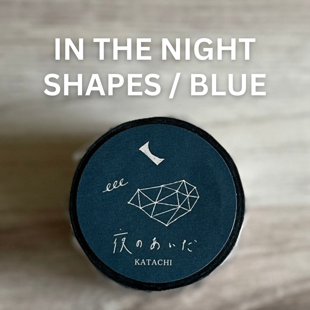 [Nishi Shuku×mizushima Masking Tape] In the Night "Shapes"