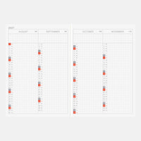 [Hobonichi 2027] Original Book (A6 / English)