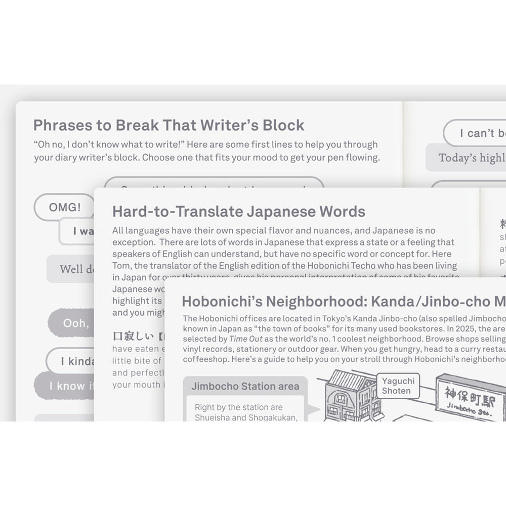 [Hobonichi 2027] Original Book (A6 / English)