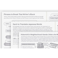 [Hobonichi 2027] Original Book (A6 / English)