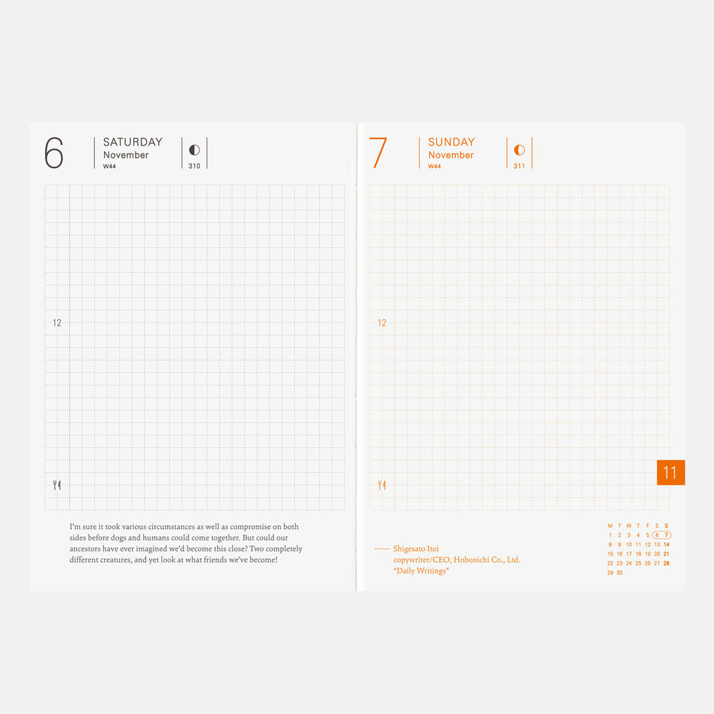 [Hobonichi 2027] Planner Book (A6 / English)