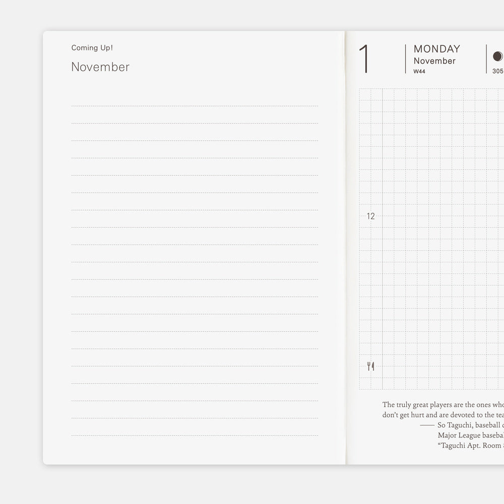 [Hobonichi 2027] Planner Book (A6 / English)