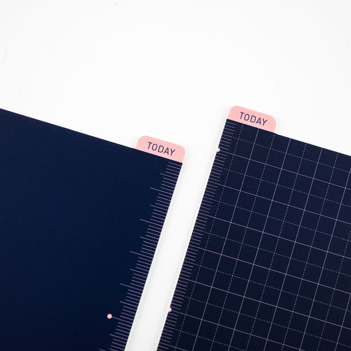 [Hobonichi Pencil Board] Navy x Pink (3 sizes)