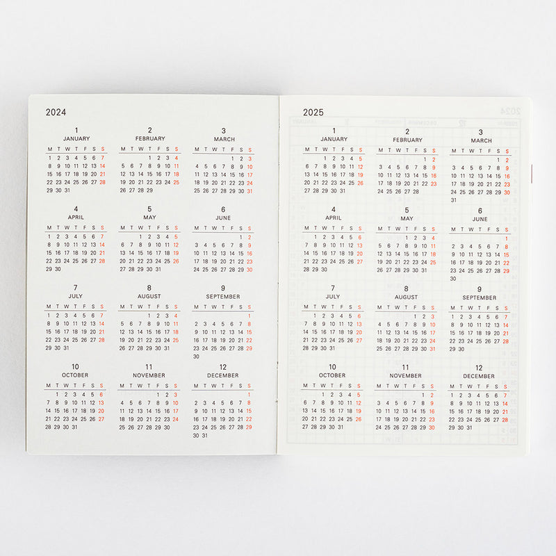 [Hobonichi 2024] Planner Book (A6 / English)