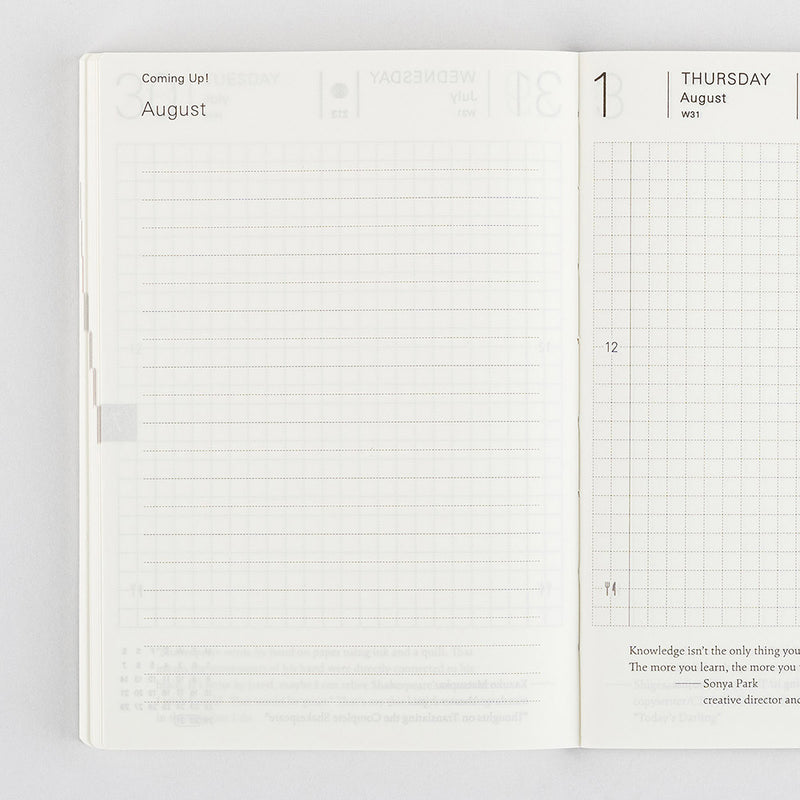 [Hobonichi 2024] Planner Book (A6 / English)