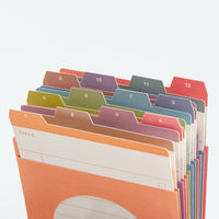 [Hobonichi] TSUKI no IRO: 12 Month Index Pockets