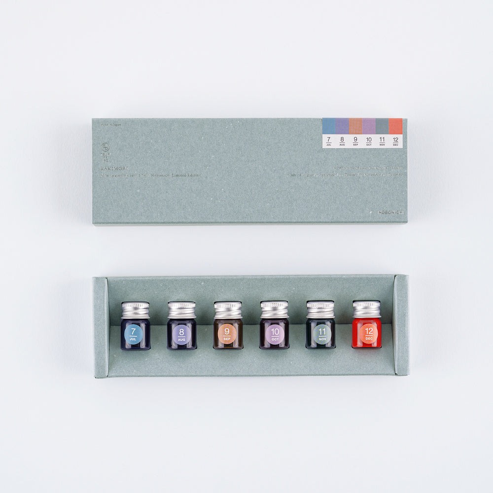 [Hobonichi] Kakimori x TSUKI no IRO: Mini Ink Bottle Set