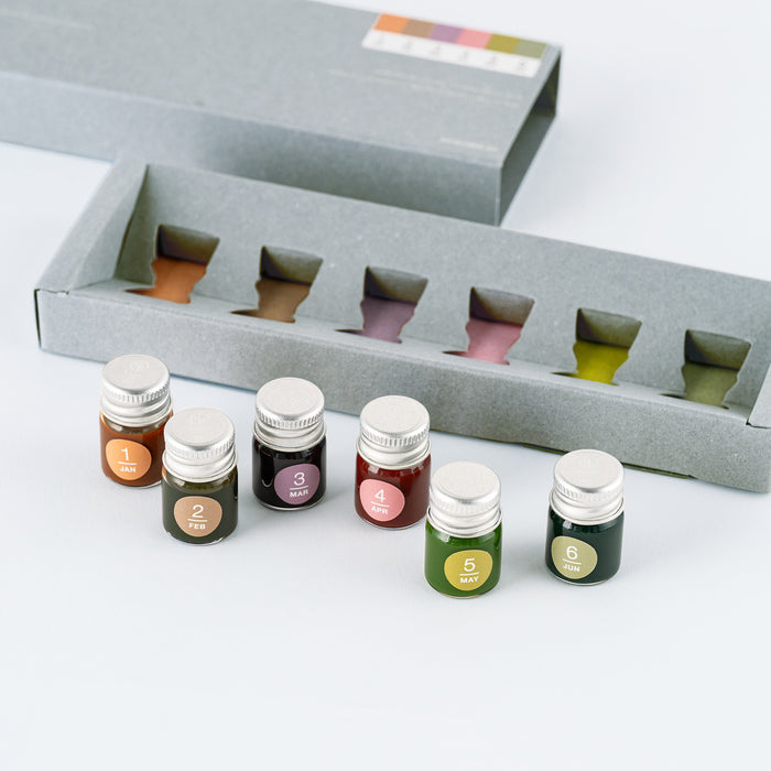 [Hobonichi] Kakimori x TSUKI no IRO: Mini Ink Bottle Set