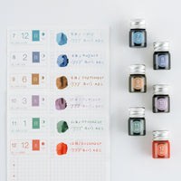 [Hobonichi] Kakimori x TSUKI no IRO: Mini Ink Bottle Set