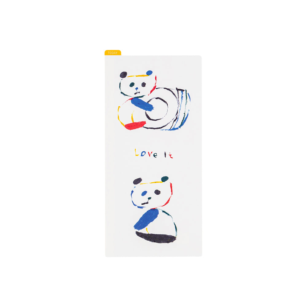 [Hobonichi Pencil Board] Jin Kitamura Love it Panda (Weeks)