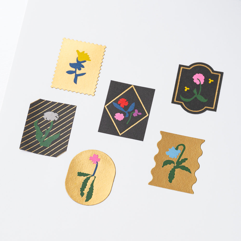 [Hobonichi] Yoshie Watanabe: Foil-Stamped Stickers